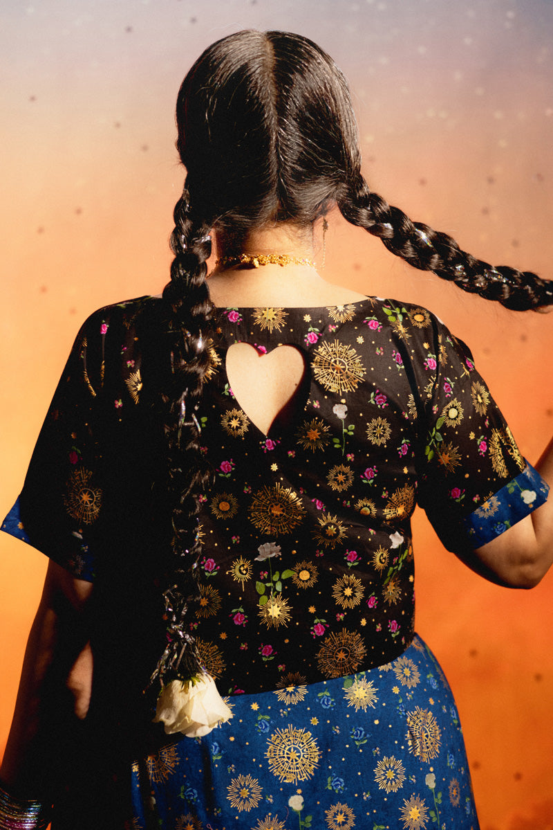 Midnight Sarong Set