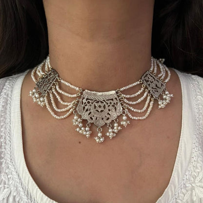 Old Chandtara Pearl Choker