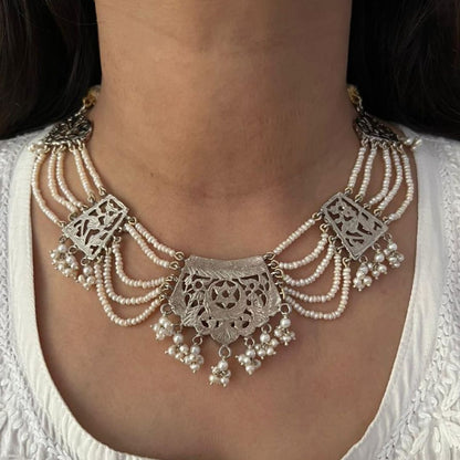Old Chandtara Pearl Choker