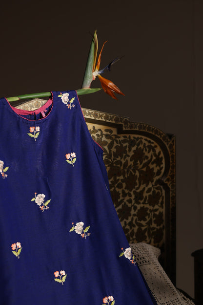 Embroidered Floral Splendor Set